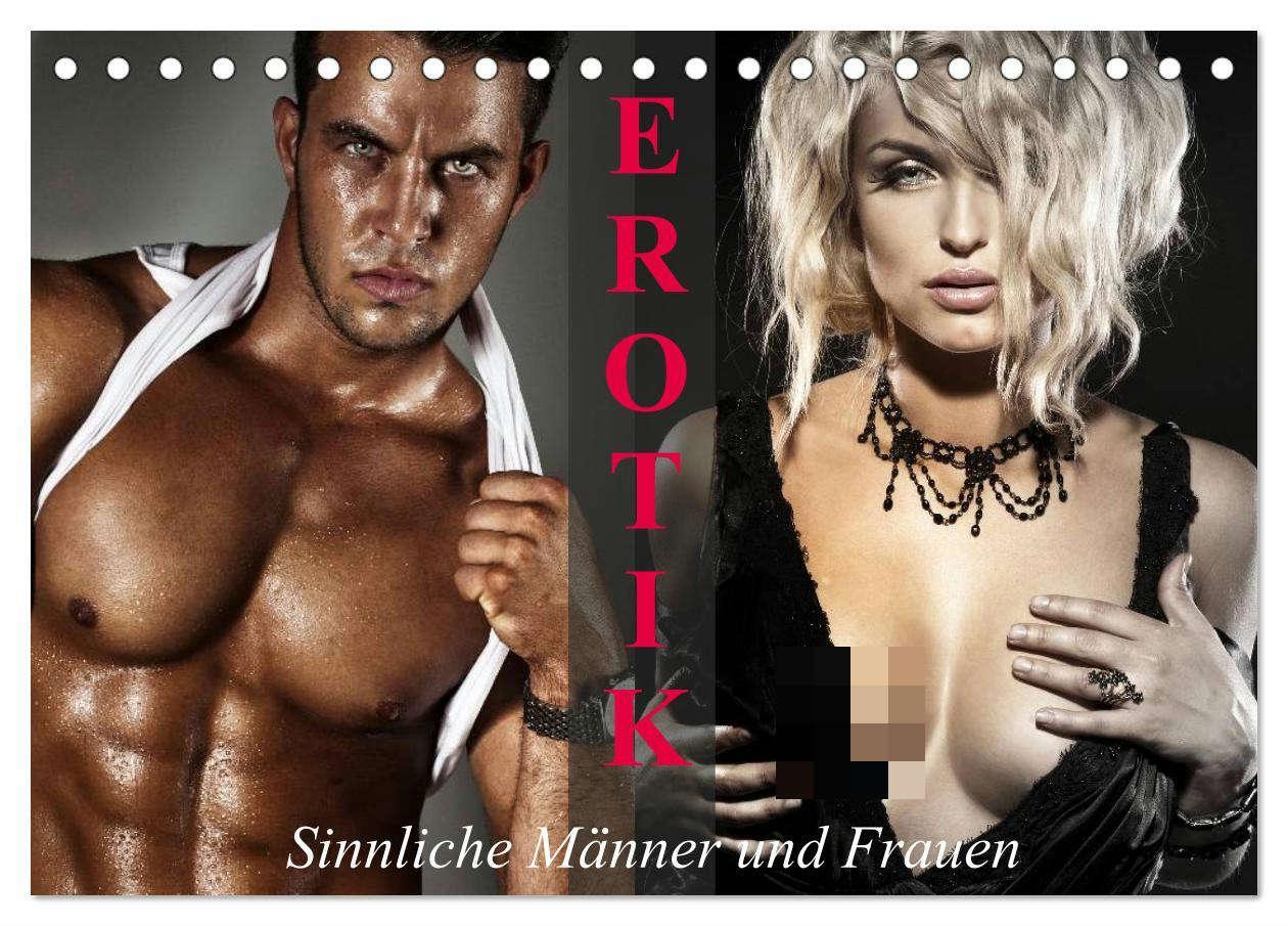 Cover: 9783383484353 | Erotik - Sinnliche Männer und Frauen (Tischkalender 2024 DIN A5...