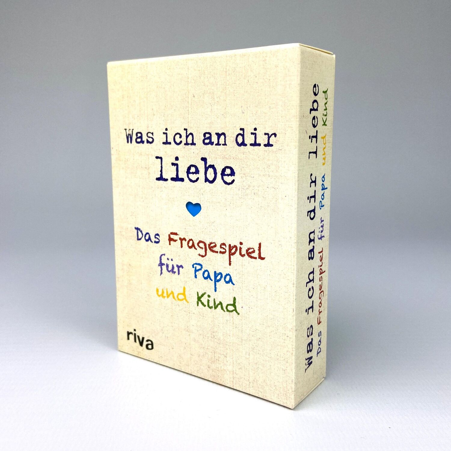 Bild: 9783742316387 | Was ich an dir liebe - Das Fragespiel für Papa und Kind | Riva Verlag