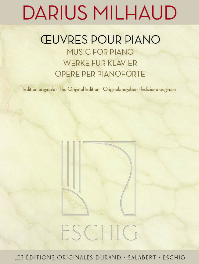 Cover: 9790045045555 | uvres pour piano | Darius Milhaud | Buch | 2014 | Editions Durand