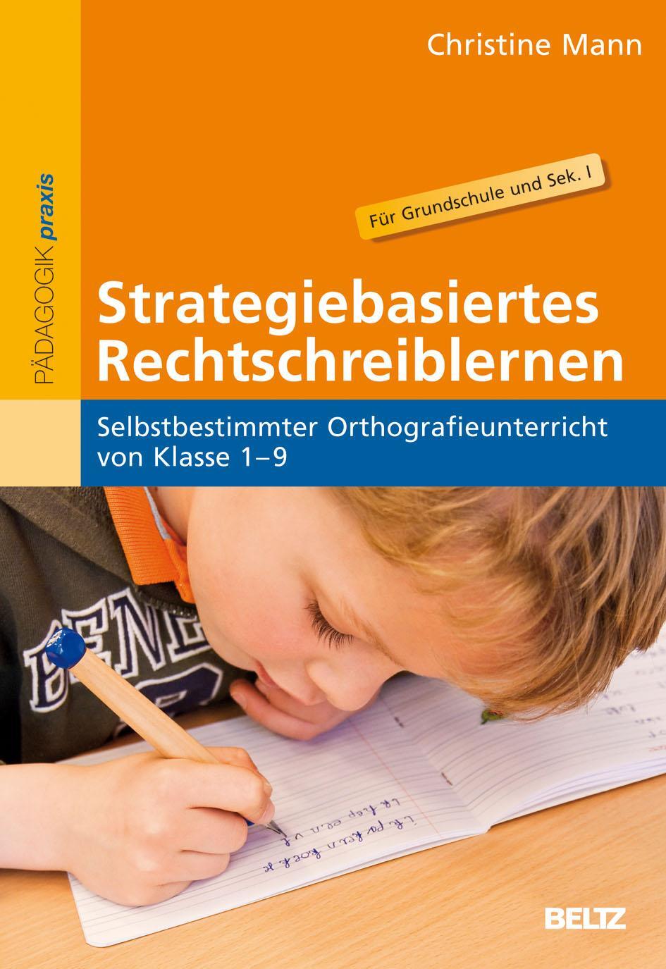 Cover: 9783407626950 | Strategiebasiertes Rechtschreiblernen | Christine Mann | Taschenbuch
