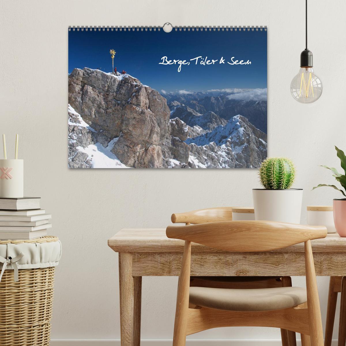 Bild: 9783435785230 | Berge, Täler &amp; Seen (Wandkalender 2025 DIN A3 quer), CALVENDO...