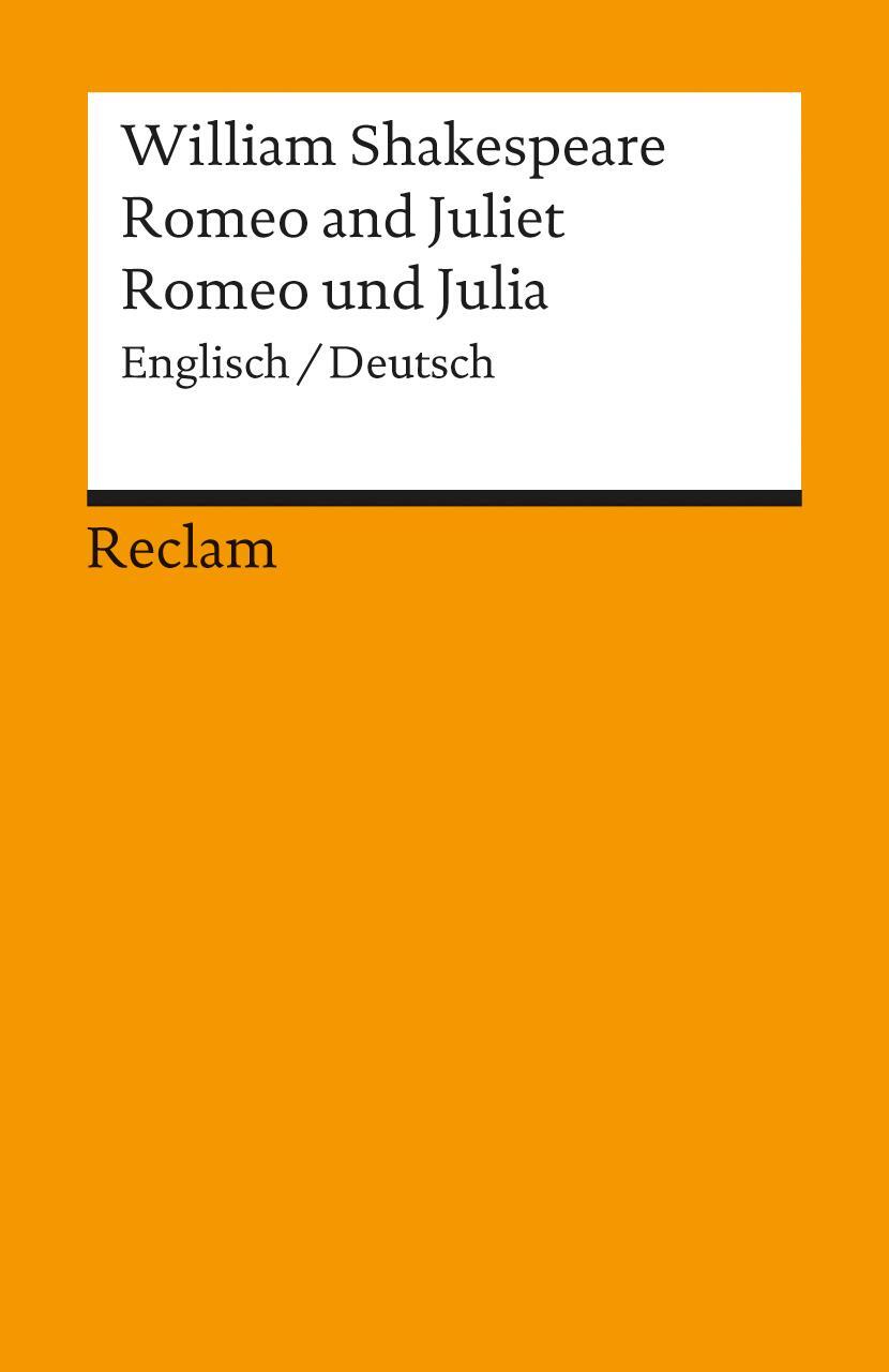 Cover: 9783150099421 | Romeo und Julia | William Shakespeare | Taschenbuch | Deutsch | 2001