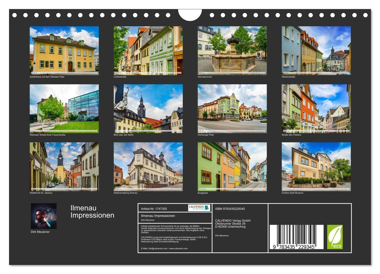 Bild: 9783435229345 | Ilmenau Impressionen (Wandkalender 2025 DIN A4 quer), CALVENDO...