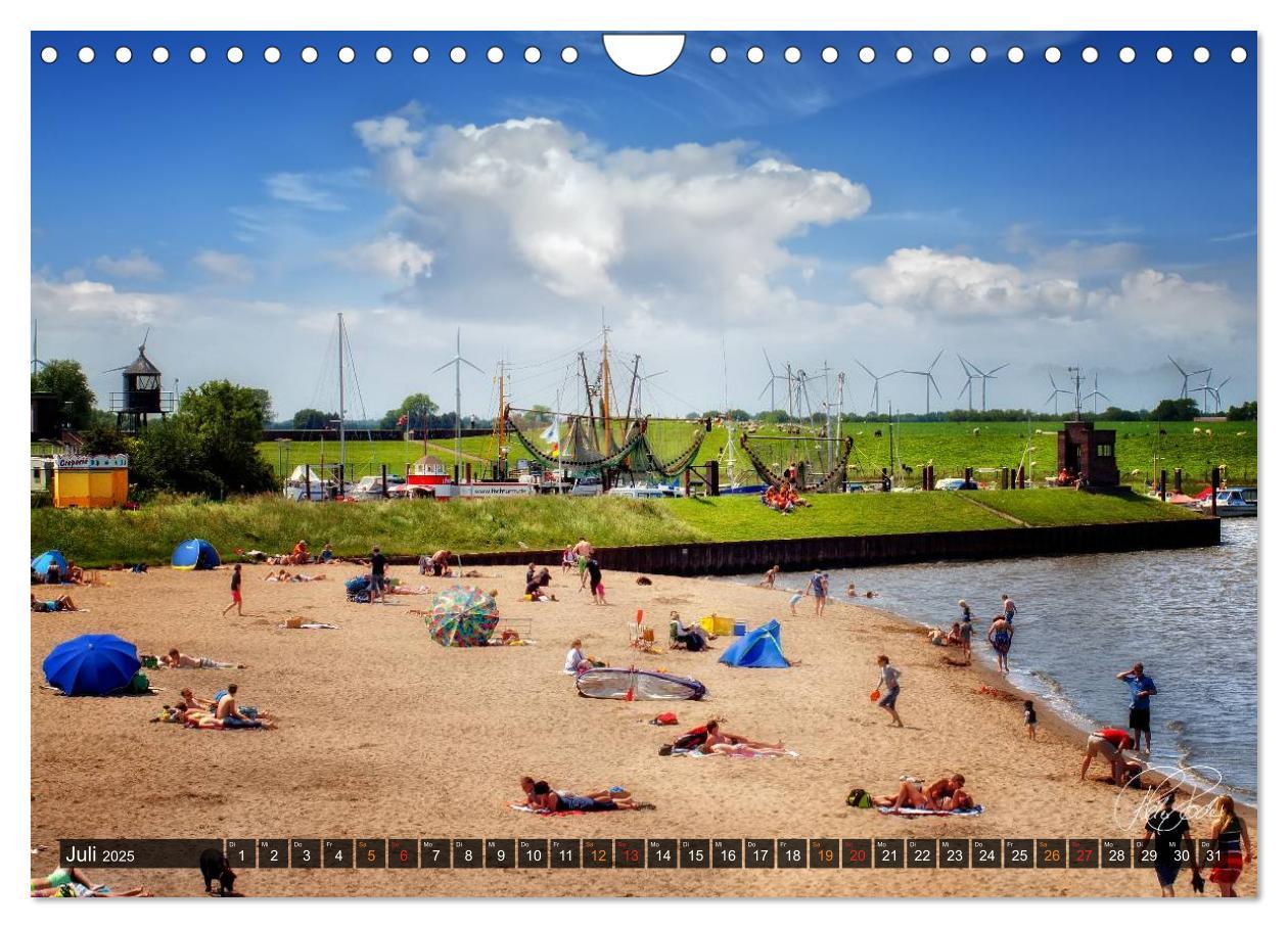 Bild: 9783435720088 | Friesland - Nordseebad Dangast / CH-Version (Wandkalender 2025 DIN...