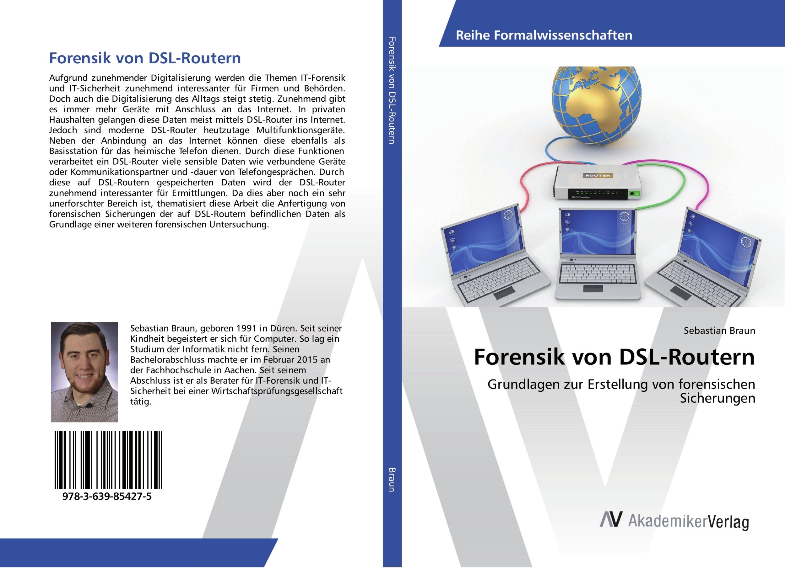 Cover: 9783639854275 | Forensik von DSL-Routern | Sebastian Braun | Taschenbuch | Paperback