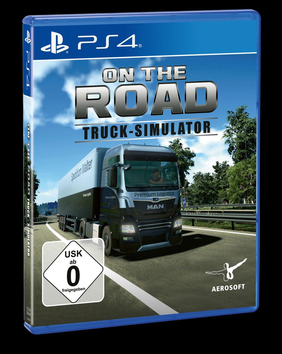 Cover: 4015918150484 | Truck Simulator - On the Road Truck (PlayStation PS4) | Blu-ray Disc