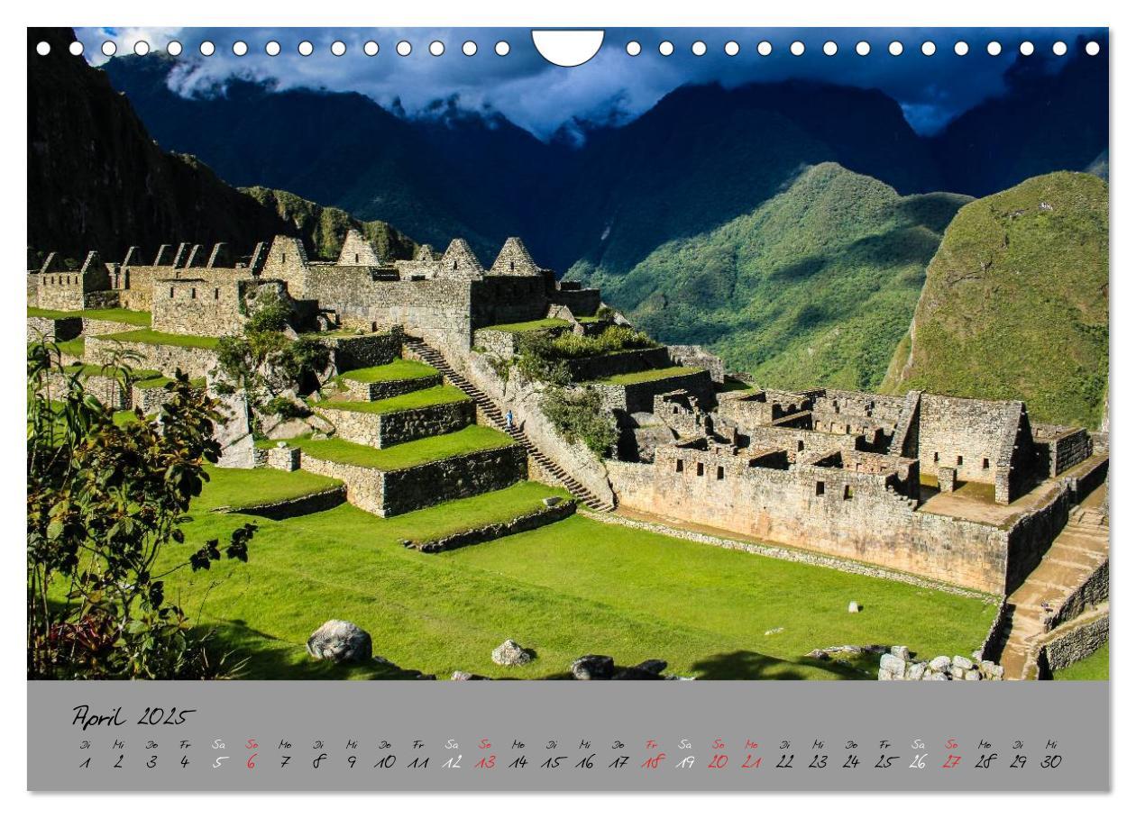 Bild: 9783435751341 | Peru 2025 (Wandkalender 2025 DIN A4 quer), CALVENDO Monatskalender