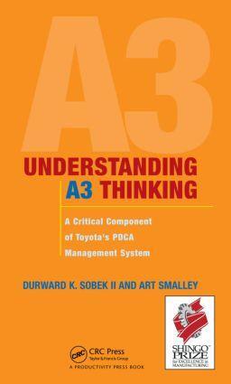Cover: 9781563273605 | Understanding A3 Thinking | Durward K. Sobek II. (u. a.) | Buch | 2008