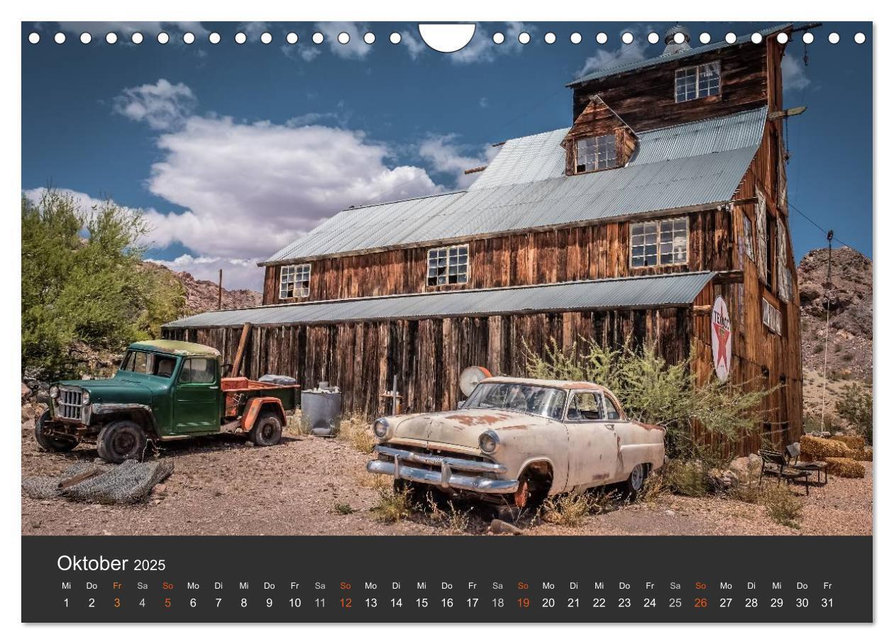 Bild: 9783435576739 | Vergessene Zeitzeugen entlang der Route 66 (Wandkalender 2025 DIN...