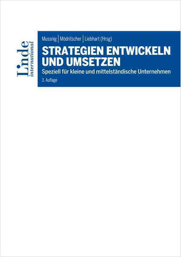 Cover: 9783714303407 | Strategien entwickeln und umsetzen | Werner Mussnig (u. a.) | Buch