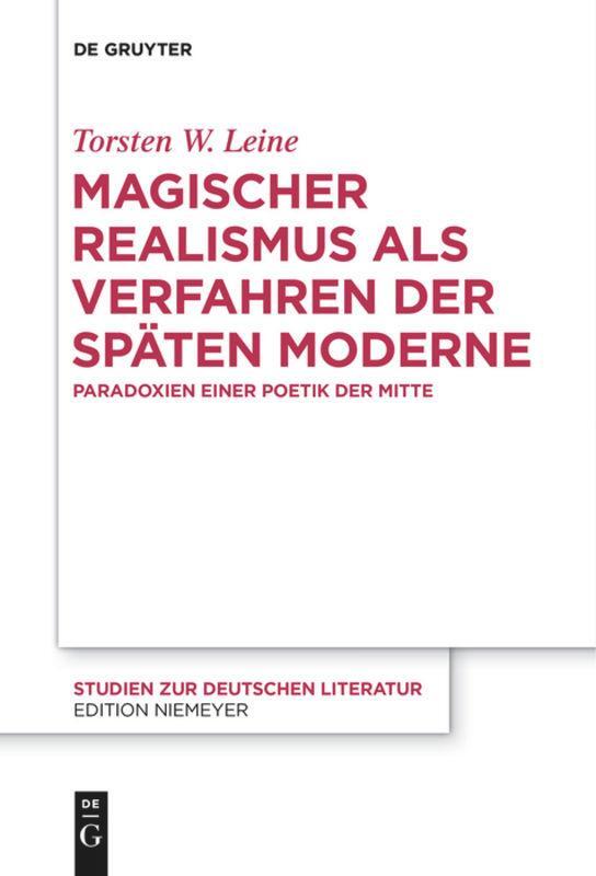 Cover: 9783110682861 | Magischer Realismus als Verfahren der späten Moderne | Leine | Buch