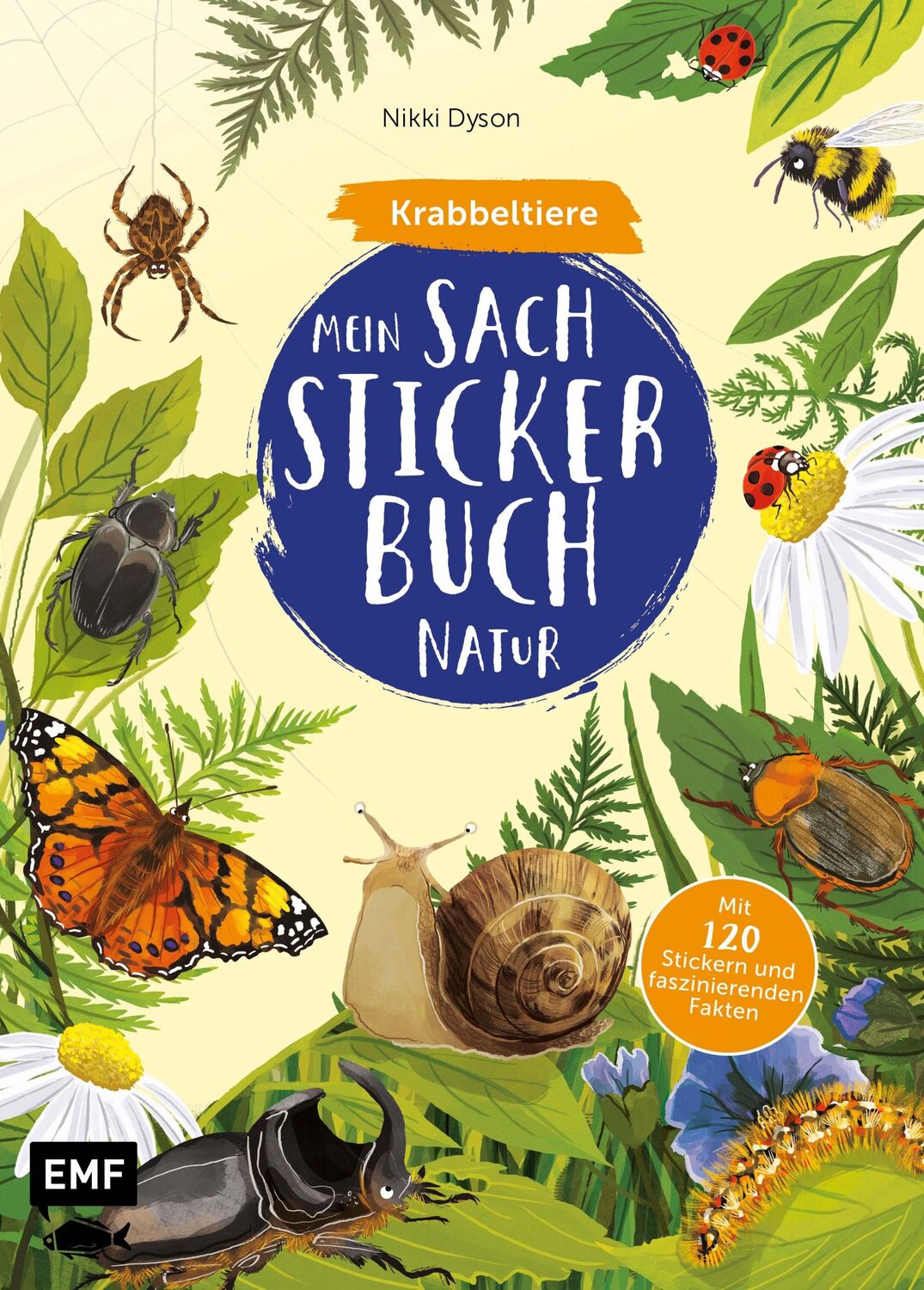 Cover: 9783960933625 | Mein Sach-Stickerbuch Natur - Krabbeltiere | Nikki Dyson | Taschenbuch