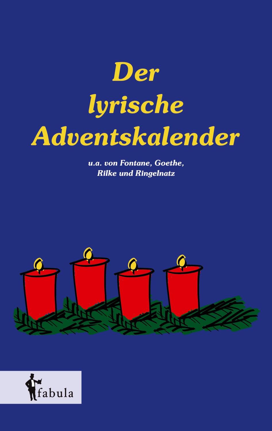 Cover: 9783958550223 | Der lyrische Adventskalender | Autoren | Taschenbuch | Paperback