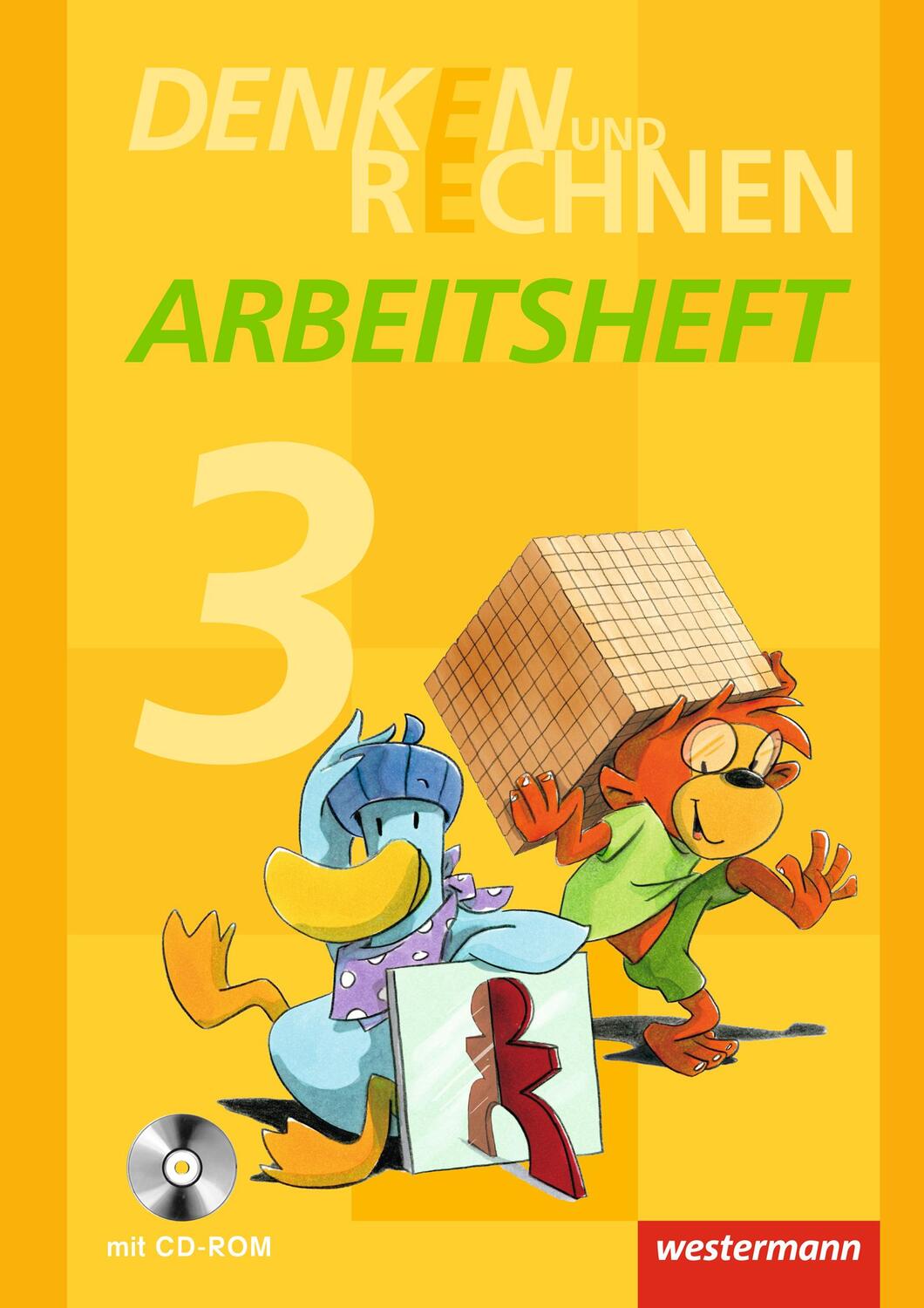 Cover: 9783141210101 | Denken und Rechnen 3. Arbeitsheft mit CD-ROM. Grundschulen in den...