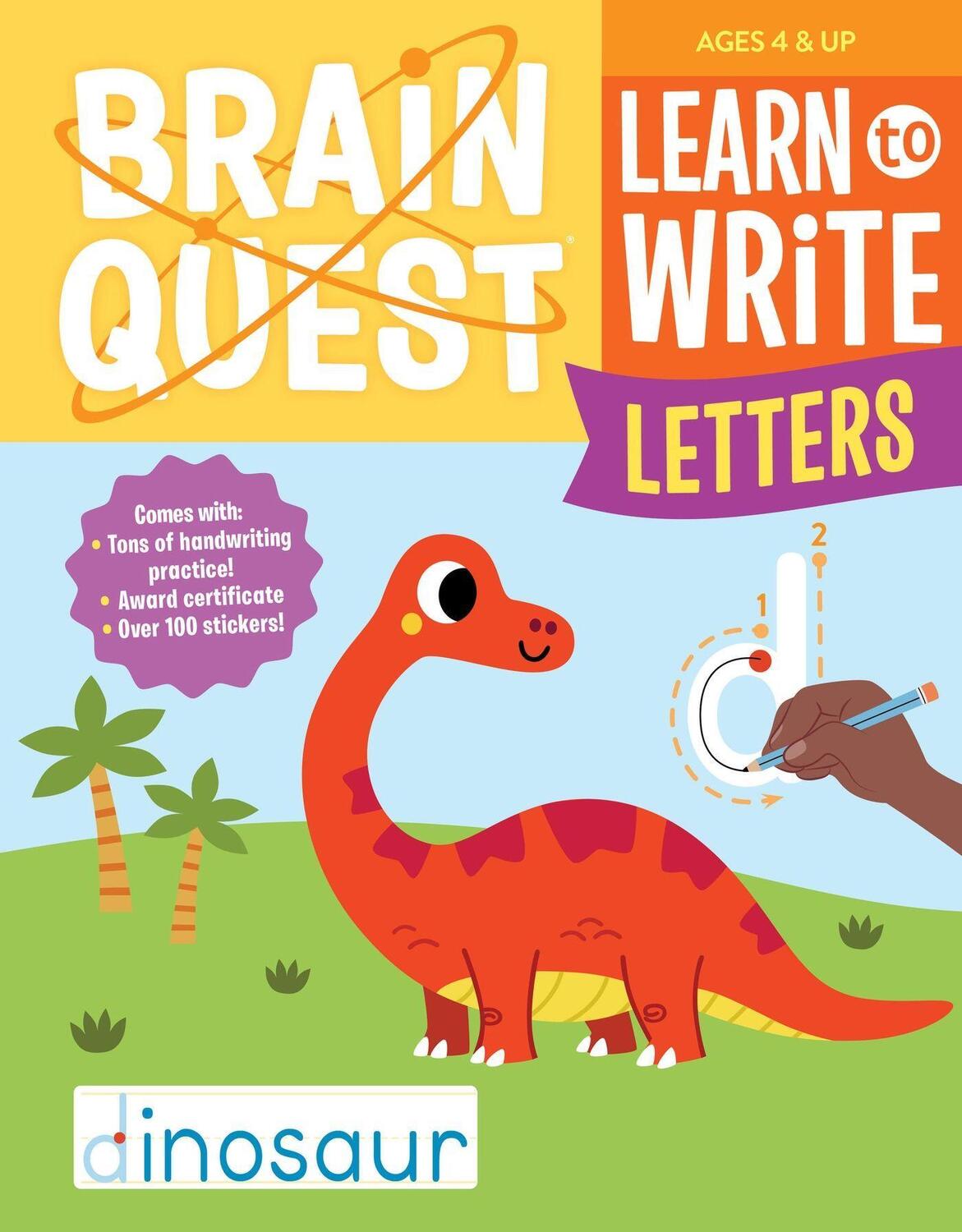 Cover: 9781523516001 | Brain Quest Learn to Write: Letters | Workman Publishing | Taschenbuch