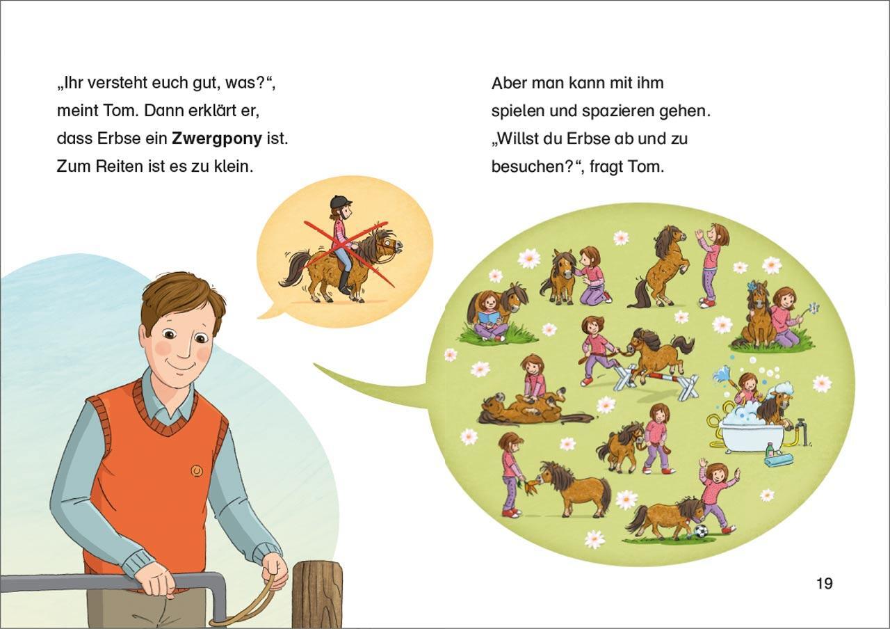 Bild: 9783743206595 | Leselöwen 1. Klasse - Ein Pony namens Erbse | Eva Hierteis | Buch