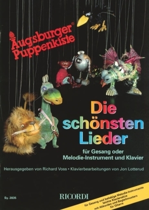 Cover: 9783938809396 | Augsburger Puppenkiste, Die schönsten Lieder, für Gesang oder...