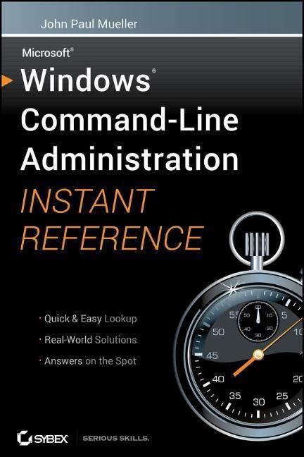 Cover: 9780470650462 | Windows Command Line Administration Instant Reference | Mueller | Buch