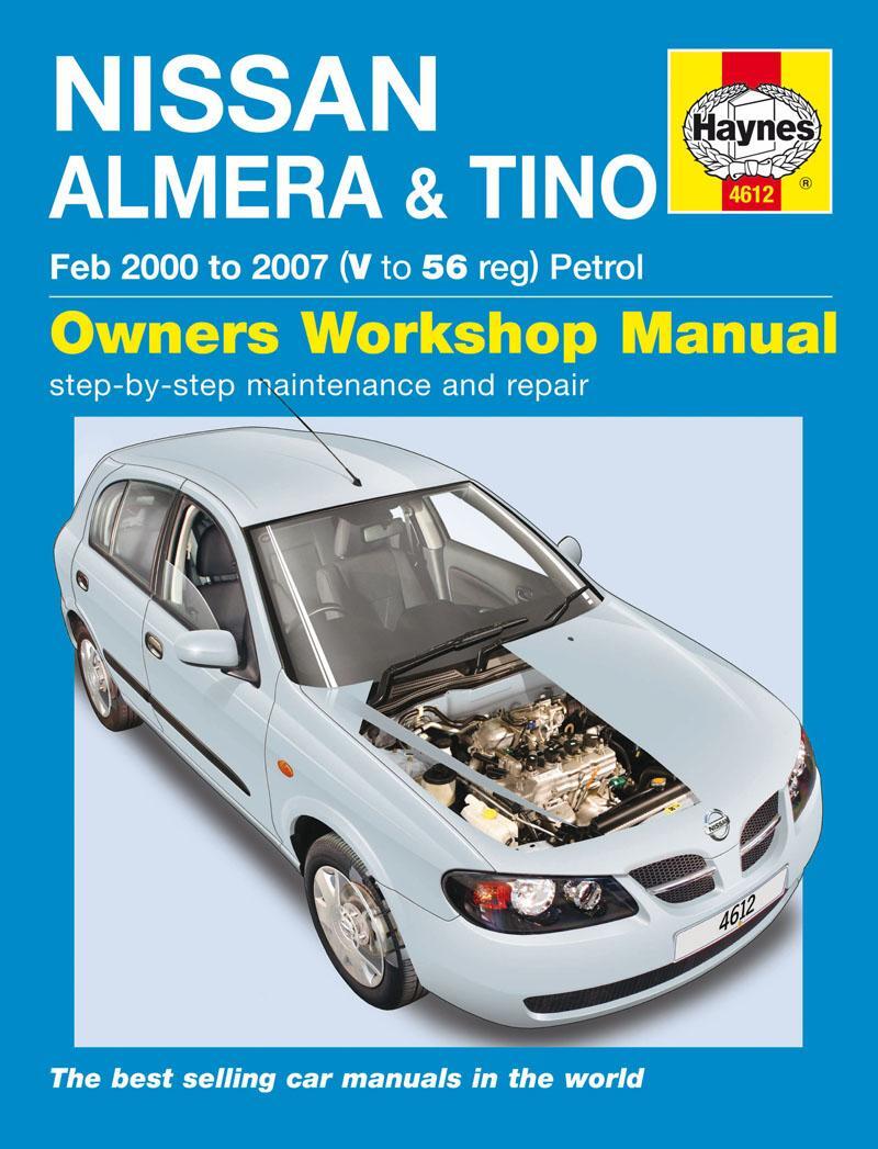 Cover: 9781785213366 | Nissan Almera &amp; Tino Service And Repair Manual | 00-07 | Publishing