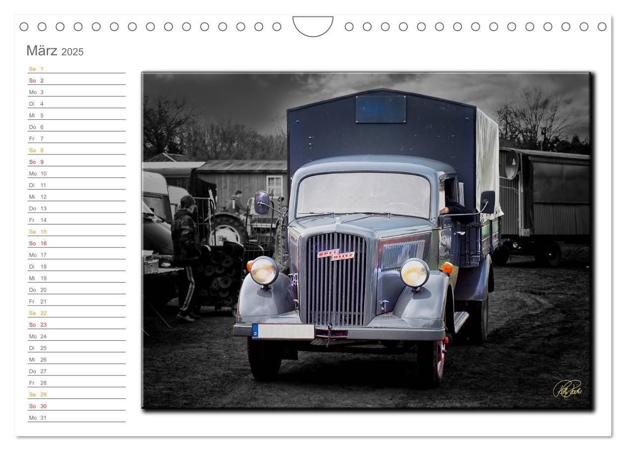 Bild: 9783435669660 | Oldtimer - nostalgische Trecker und Lastwagen (Wandkalender 2025...