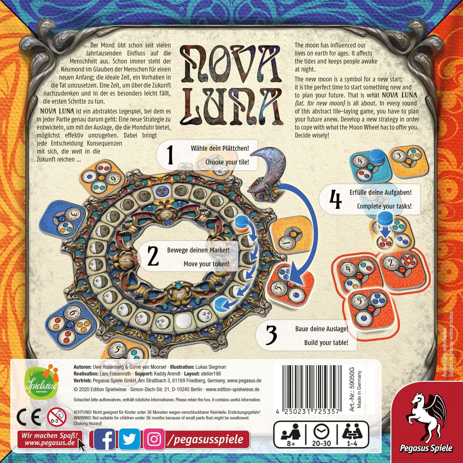 Bild: 4250231725357 | Nova Luna (Edition Spielwiese) *Nominiert Spiel des Jahres 2020*