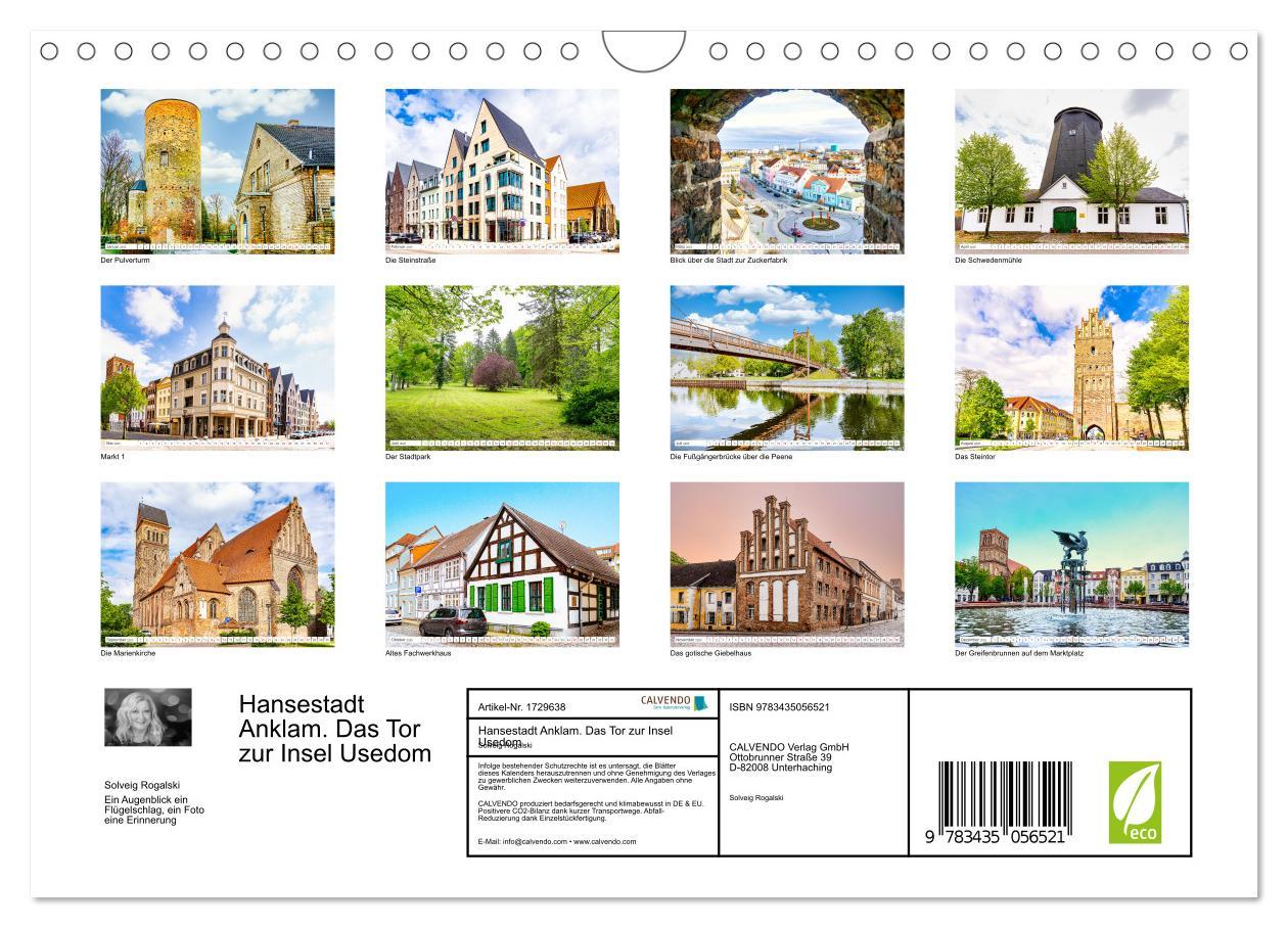 Bild: 9783435056521 | Hansestadt Anklam. Das Tor zur Insel Usedom (Wandkalender 2025 DIN...