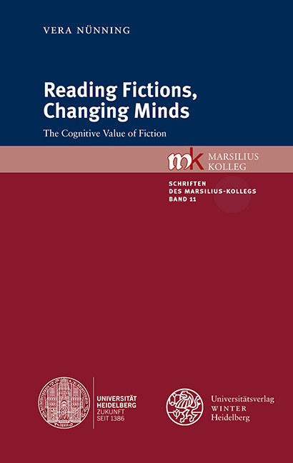 Cover: 9783825364182 | Reading Fictions, Changing Minds | The Cognitive Value of Fiction