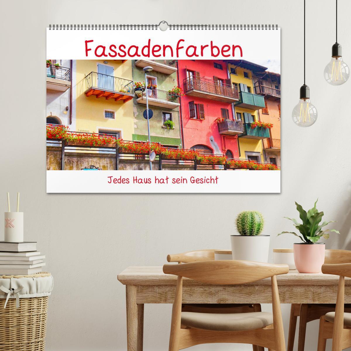 Bild: 9783457152515 | Fassadenfarben, jedes Haus hat sein Gesicht. (Wandkalender 2025 DIN...