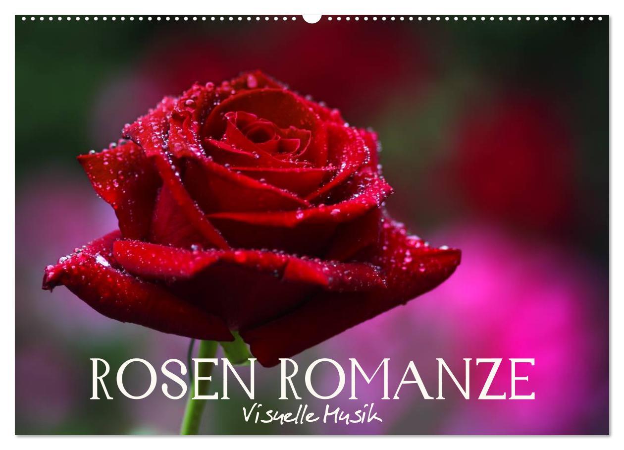 Cover: 9783435658688 | Rosen Romanze - Visuelle Musik (Wandkalender 2025 DIN A2 quer),...