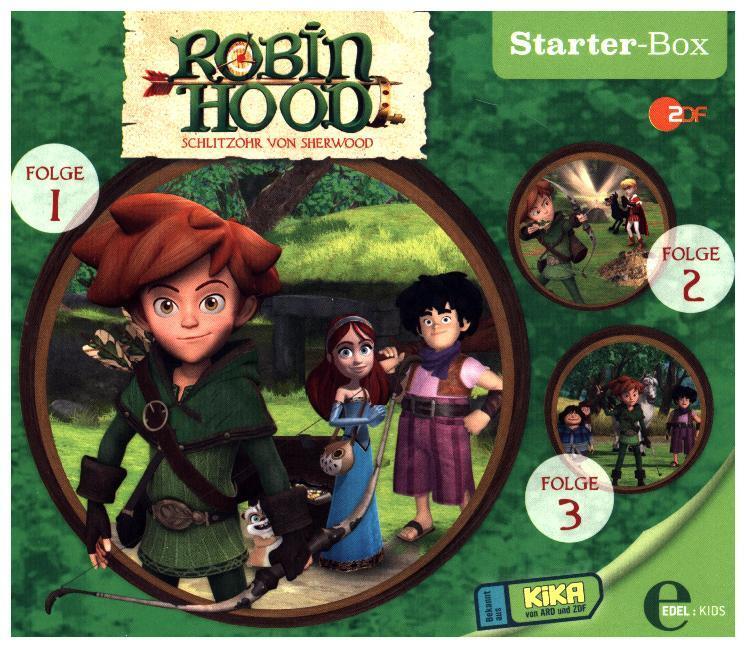 Cover: 4029759113089 | Robin Hood - Schlitzohr von Sherwood - Starter-Box. Tl.1, 3 Audio-CD