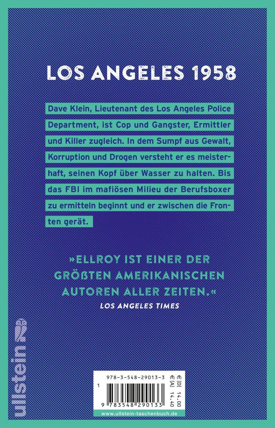 Rückseite: 9783548290133 | White Jazz | James Ellroy | Taschenbuch | 576 S. | Deutsch | 2018