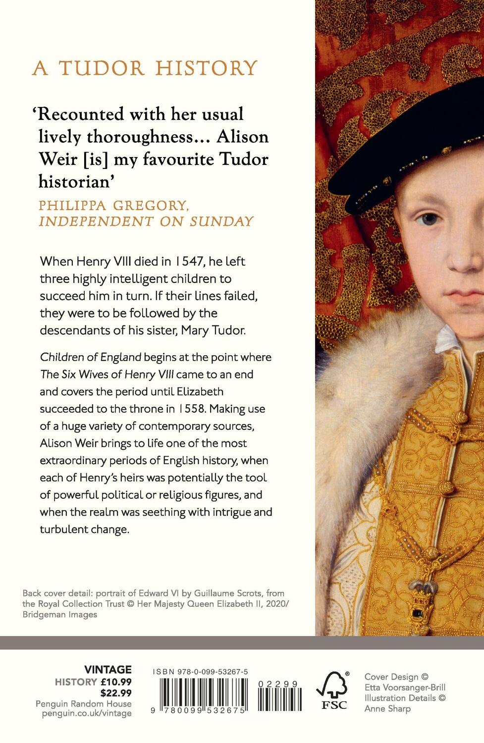 Rückseite: 9780099532675 | Children of England | The Heirs of King Henry VIII 1547-1558 | Weir