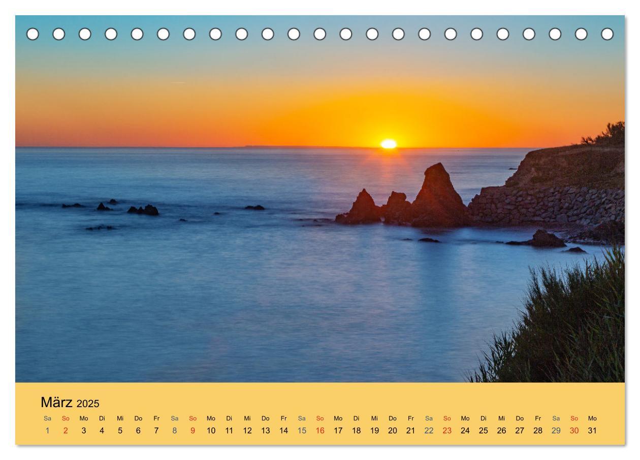 Bild: 9783435747702 | Sonnenuntergänge an der Atlantikküste (Tischkalender 2025 DIN A5...