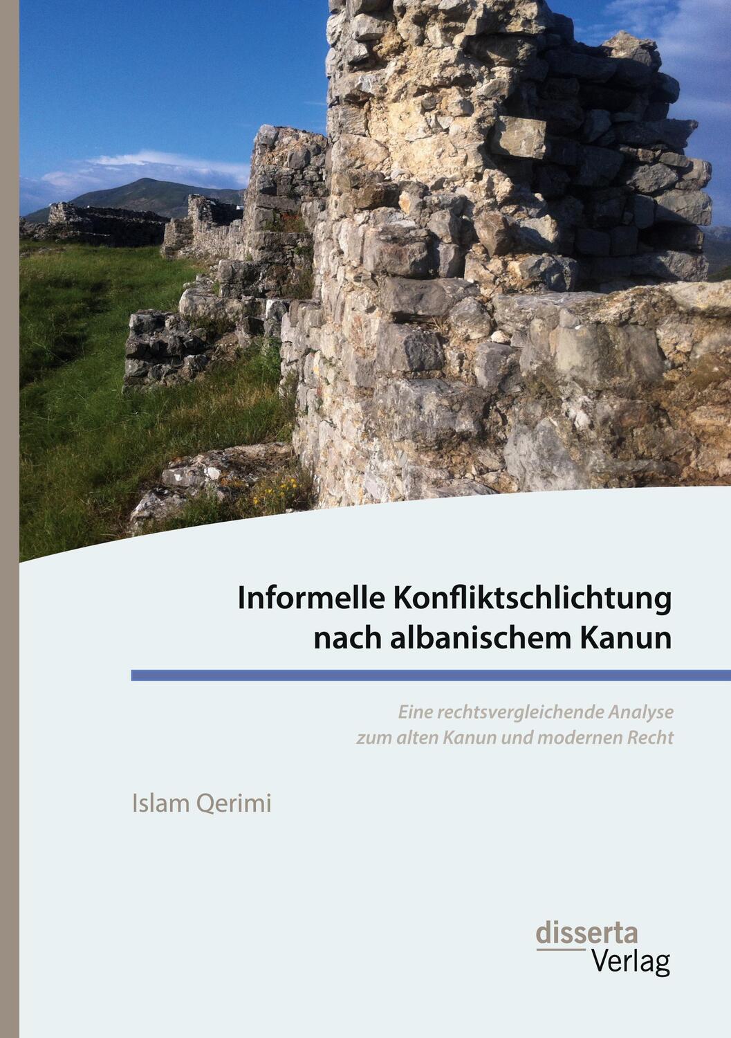 Cover: 9783959353267 | Informelle Konfliktschlichtung nach albanischem Kanun. Eine...