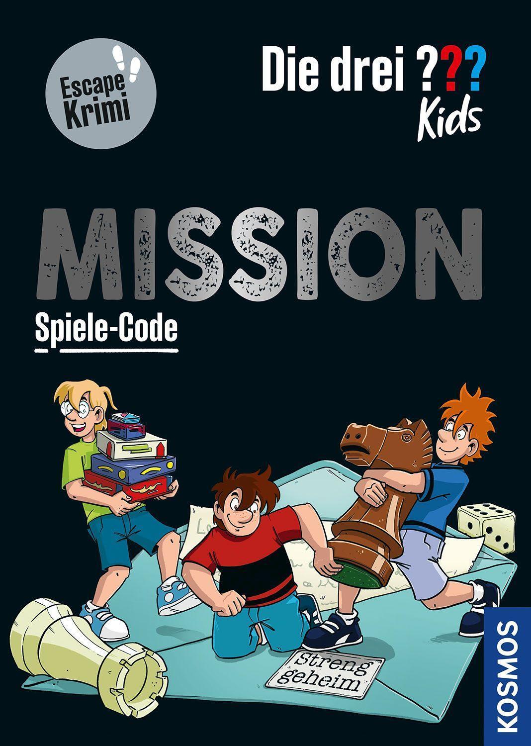 Cover: 9783440178003 | Die drei ??? Kids, Mission Spiele-Code | Escape Krimi | Schiefelbein