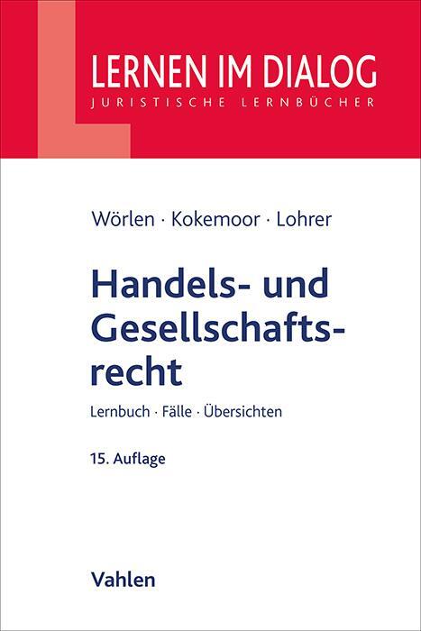 Cover: 9783800673759 | Handels- und Gesellschaftsrecht | Lernbuch, Fälle, Übersichten | Buch