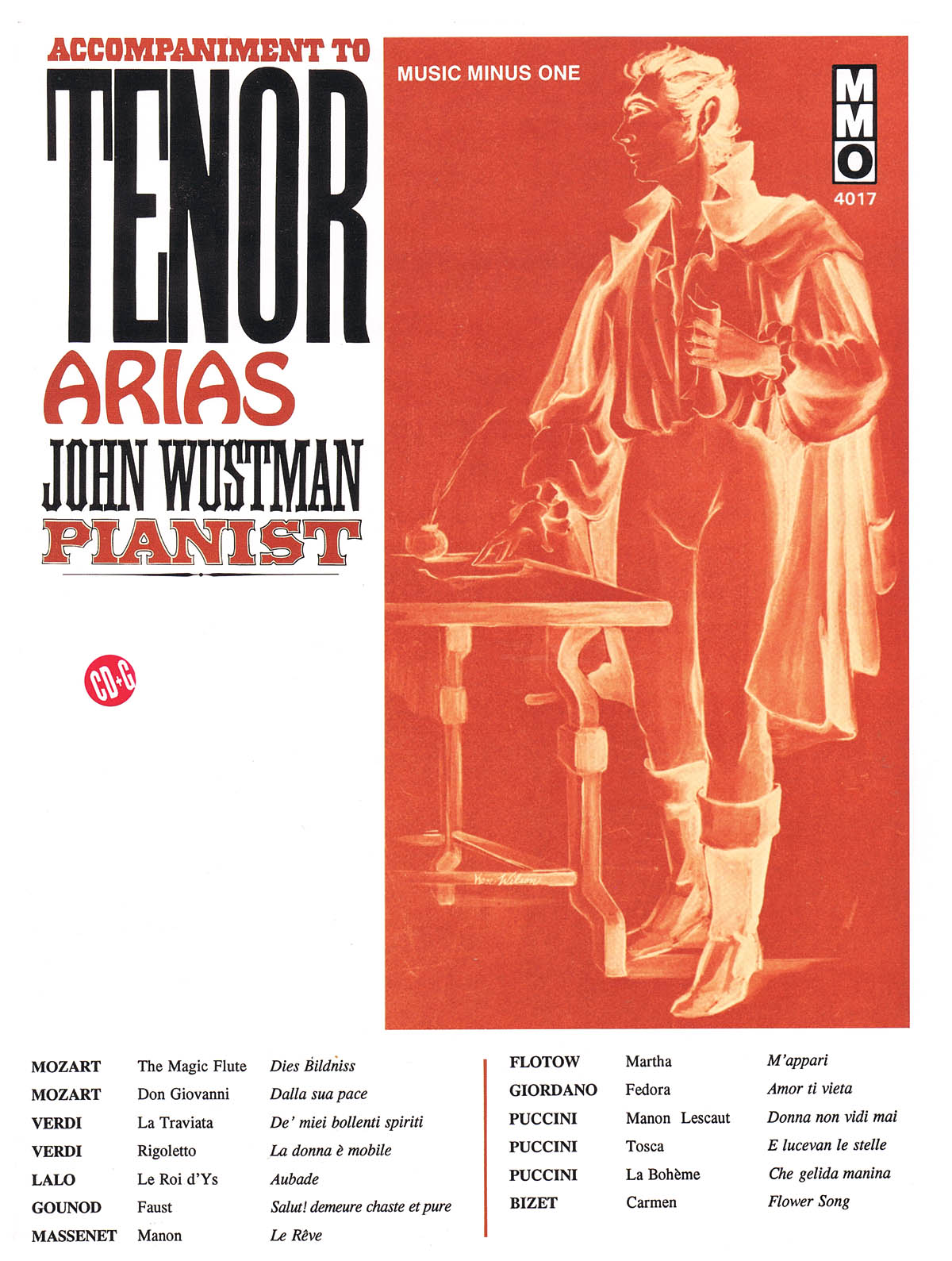 Cover: 884088190590 | Accompaniment to Tenor Arias | Music Minus One | Buch + CD | 2006