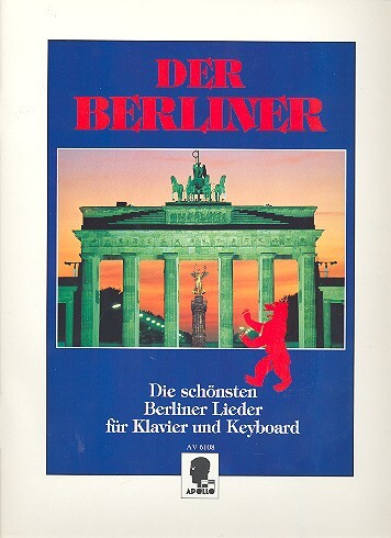 Cover: 9790203919278 | Berliner Lieder P | Songbuch (Klavier) | Buch | Apollo Verlag