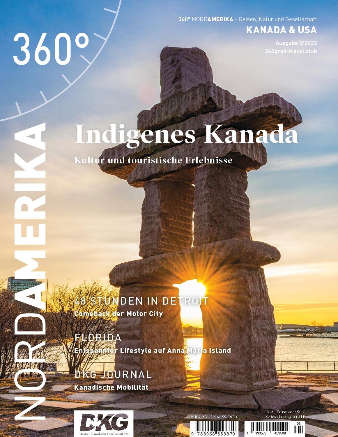 Cover: 9783968553870 | 360° NordAmerika - Ausgabe 3/2023 | Indigenes Kanada | 360° Medien