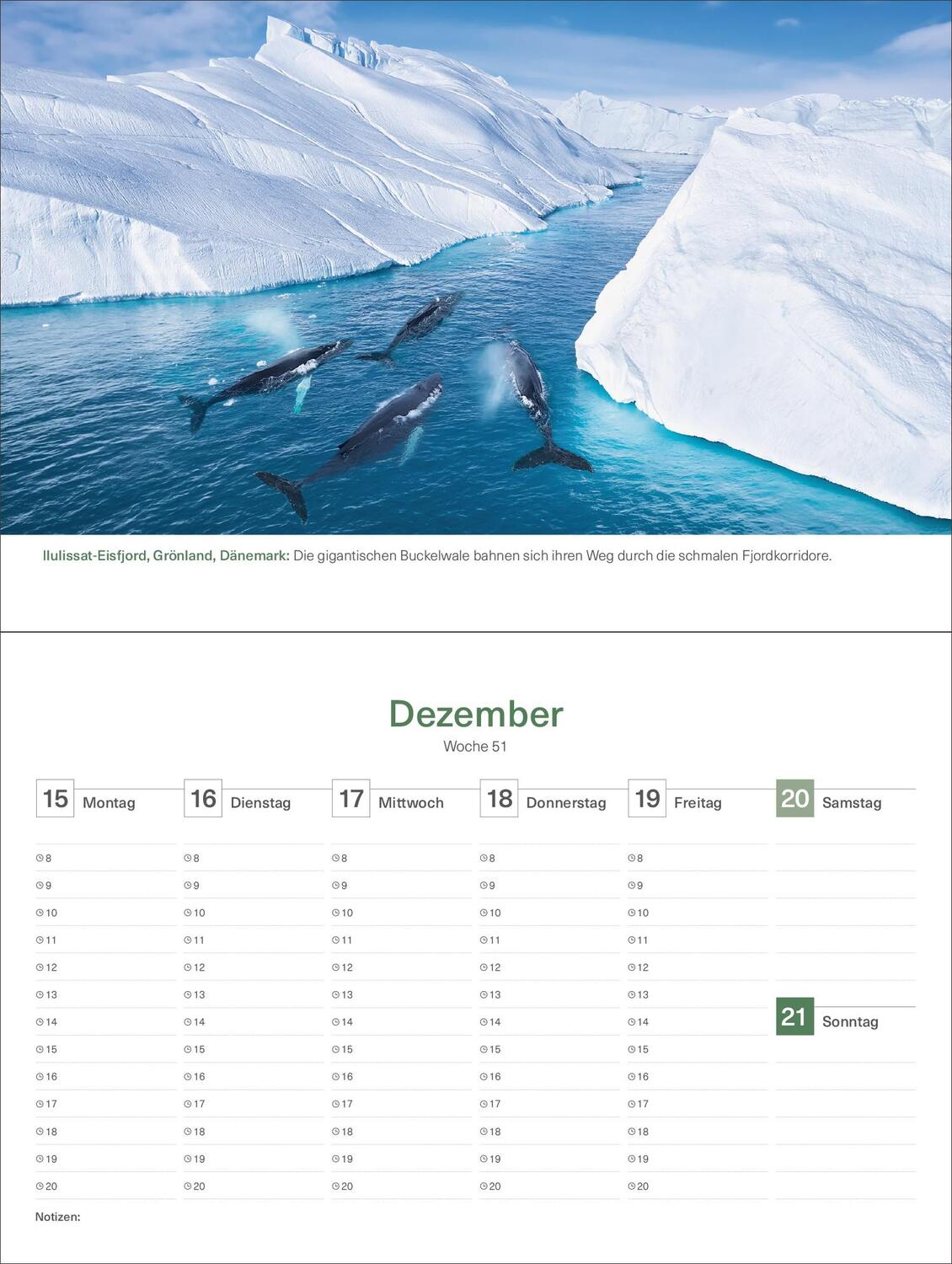 Bild: 9783965913714 | Das Naturerbe der Welt - KUNTH Tischkalender 2025 | Kalender | 54 S.