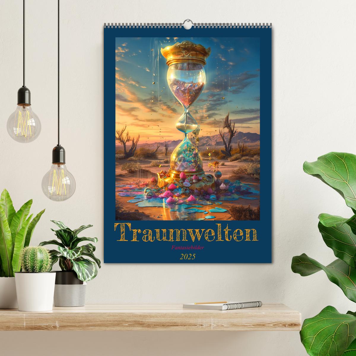 Bild: 9783435878840 | Traumwelten (Wandkalender 2025 DIN A2 hoch), CALVENDO Monatskalender