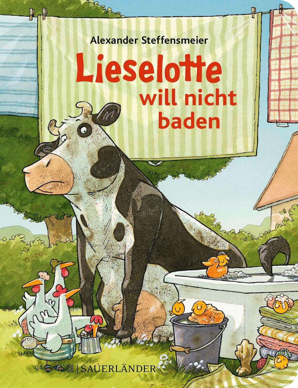 Cover: 9783737361934 | Lieselotte will nicht baden | Pappbilderbuch über Körperhygiene ab 2