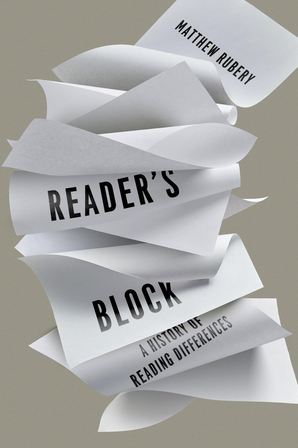 Cover: 9781503632493 | Reader's Block: A History of Reading Differences | Matthew Rubery