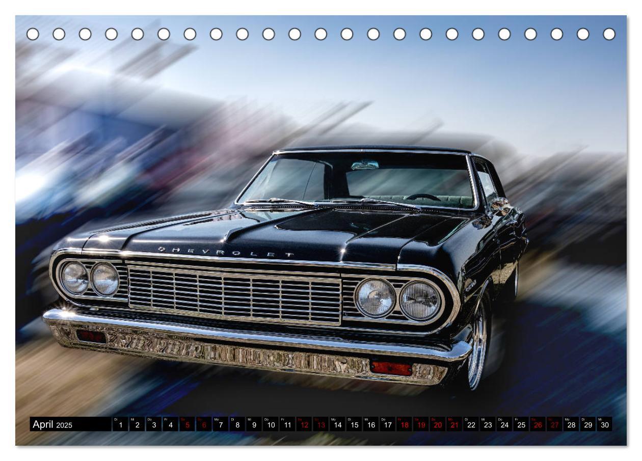 Bild: 9783435316885 | American Classic Cars (Tischkalender 2025 DIN A5 quer), CALVENDO...