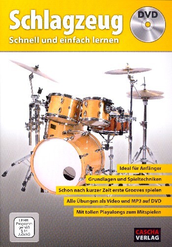 Cover: 4026929918260 | Schlagzeug - Schnell und einfach lernen (+QR-Codes) für Schlagzeug