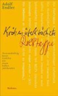 Cover: 9783835301658 | Krähenüberkrächzte Rolltreppe | Adolf Endler | Buch | 90 S. | Deutsch
