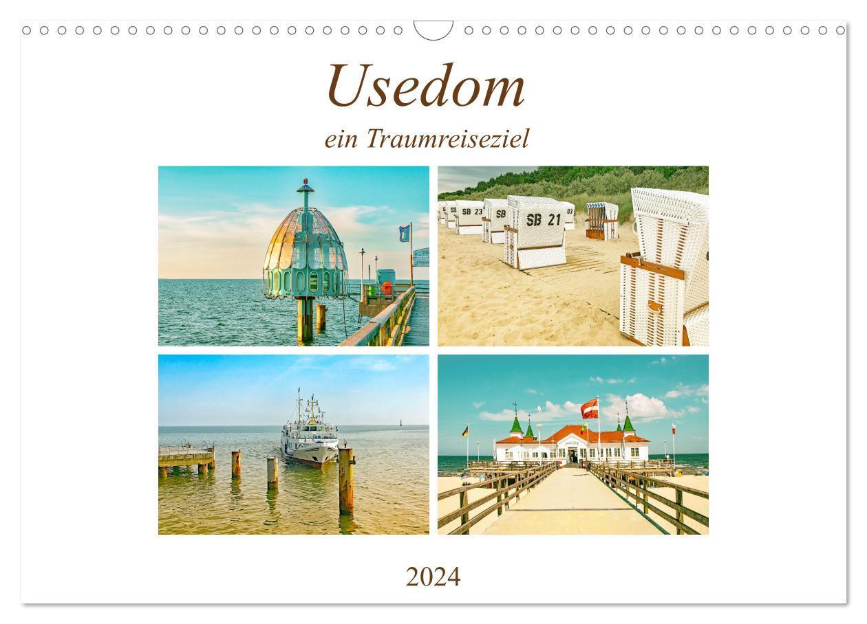 Cover: 9783675928312 | Usedom - ein Traumreiseziel (Wandkalender 2024 DIN A3 quer),...
