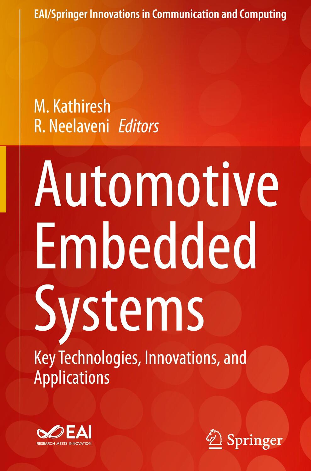 Cover: 9783030598969 | Automotive Embedded Systems | R. Neelaveni (u. a.) | Buch | Englisch