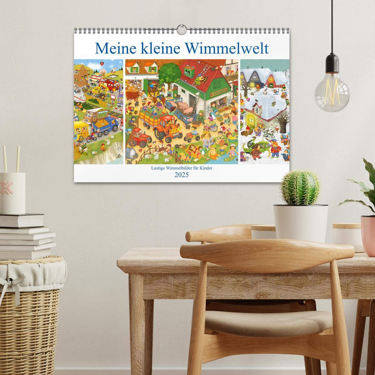 Bild: 9783435416042 | Meine kleine Wimmelwelt (Wandkalender 2025 DIN A3 quer), CALVENDO...