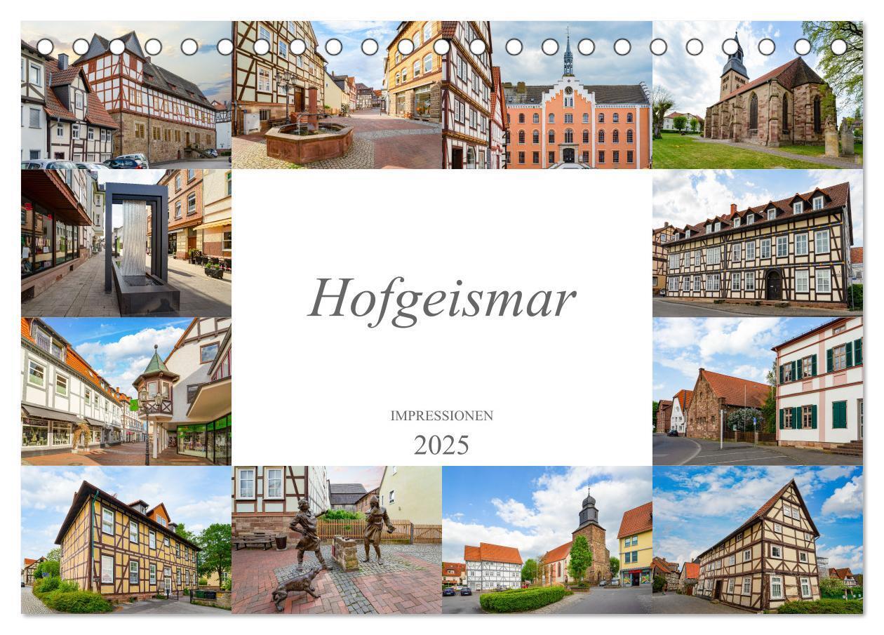 Cover: 9783383990908 | Hofgeismar Impressionen (Tischkalender 2025 DIN A5 quer), CALVENDO...